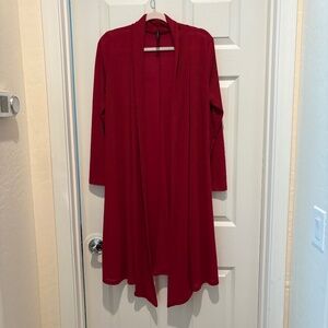 Bundle of Long, lightweight dress length sweaters (4 sweaters/cardigans)